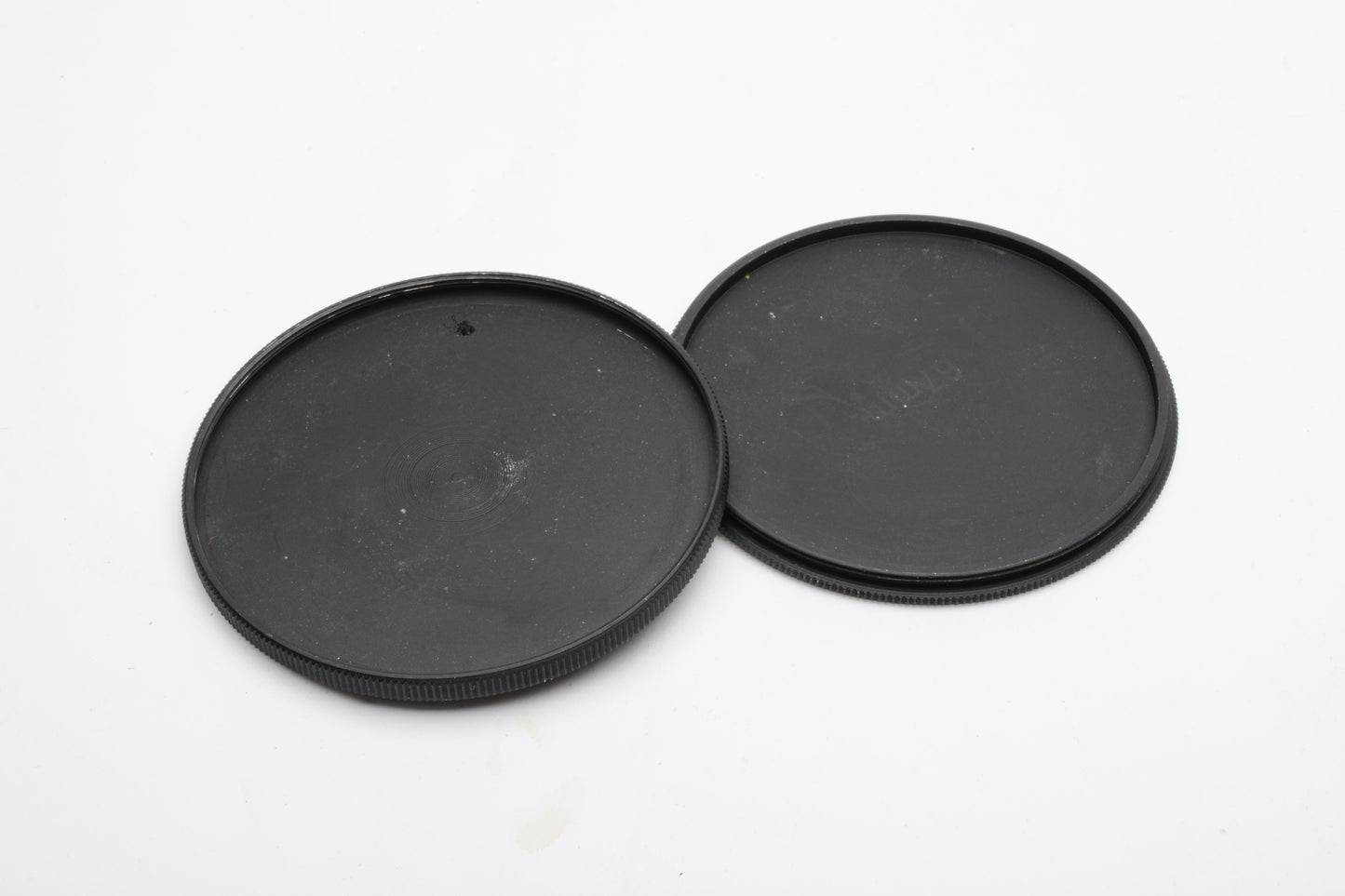 67mm metal filter stack stacker top and bottom pieces, clean