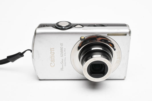 Canon SD880 IS Digital Point&Shoot 10MP bundle, 2X batts, Great!