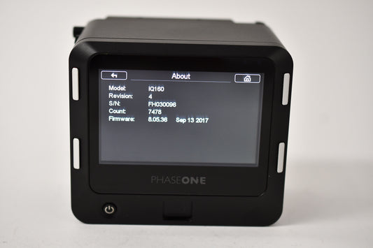 Phase One IQ160 60.5MP Digital Medium Format back (Hasselblad), Very clean
