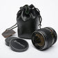 Bushnell 28mm f2.8 Auto Wide-Angle lens for Konica AR mount, caps + pouch