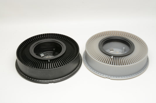 5X Kodak Carousel 80 slide trays, boxed, w/lids, clean