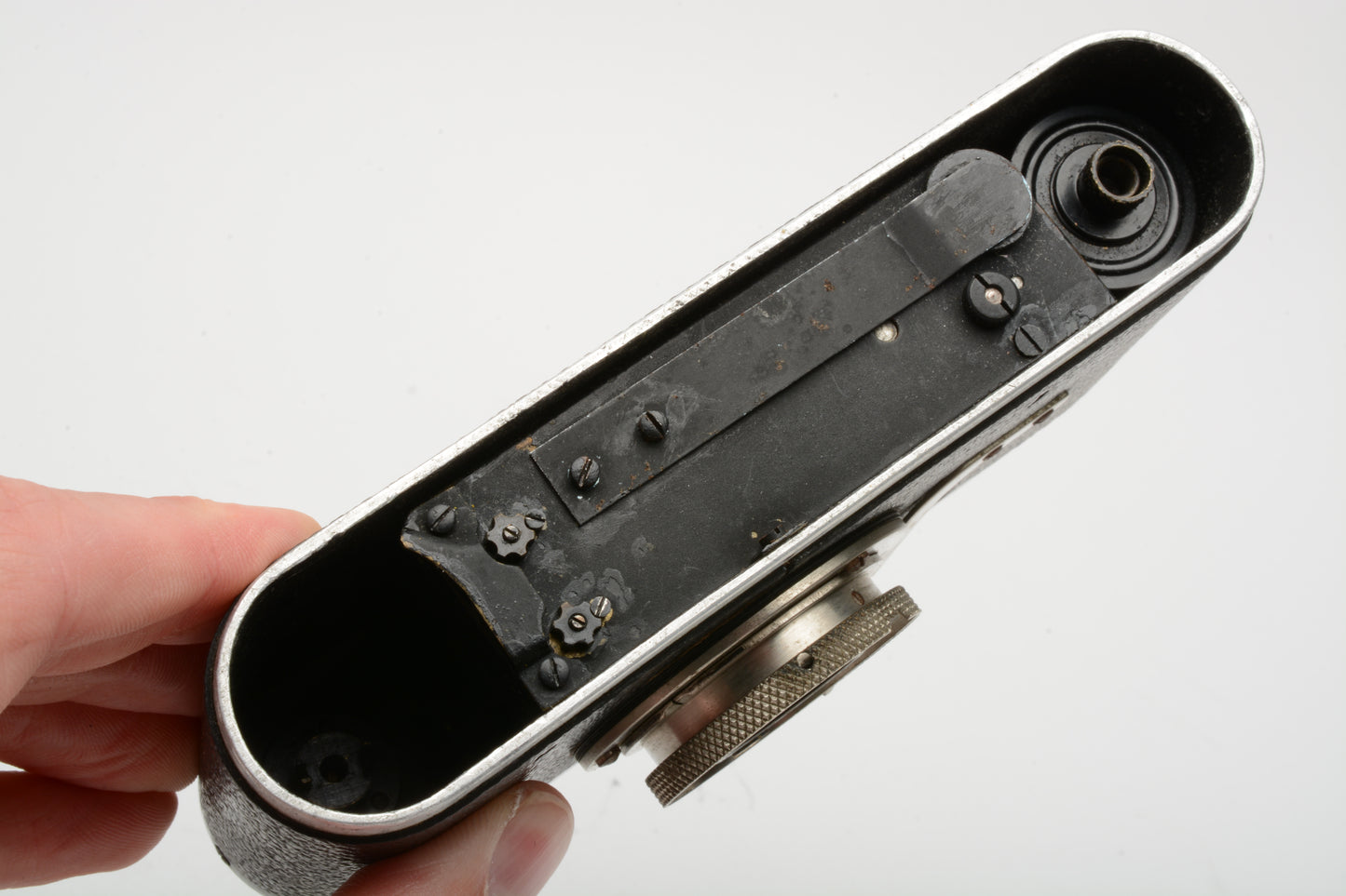 Leitz Leica I w/Elmar 50mm f3.5 1929 35mm camera (Black), *Read