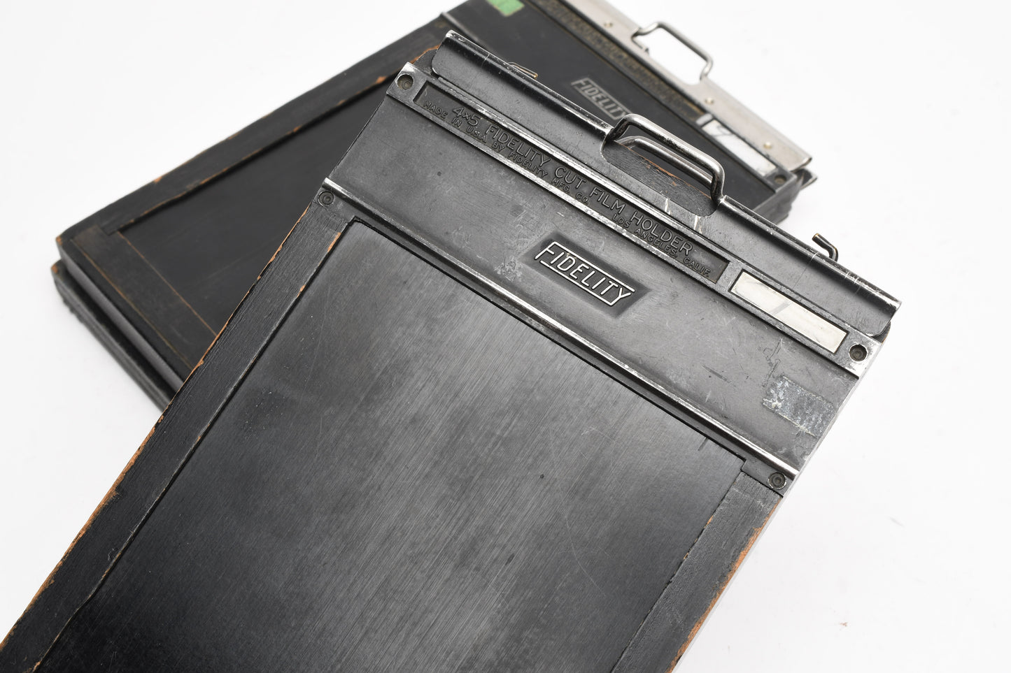 3X Fidelity wood 4x5 Film Holders, Good Condition
