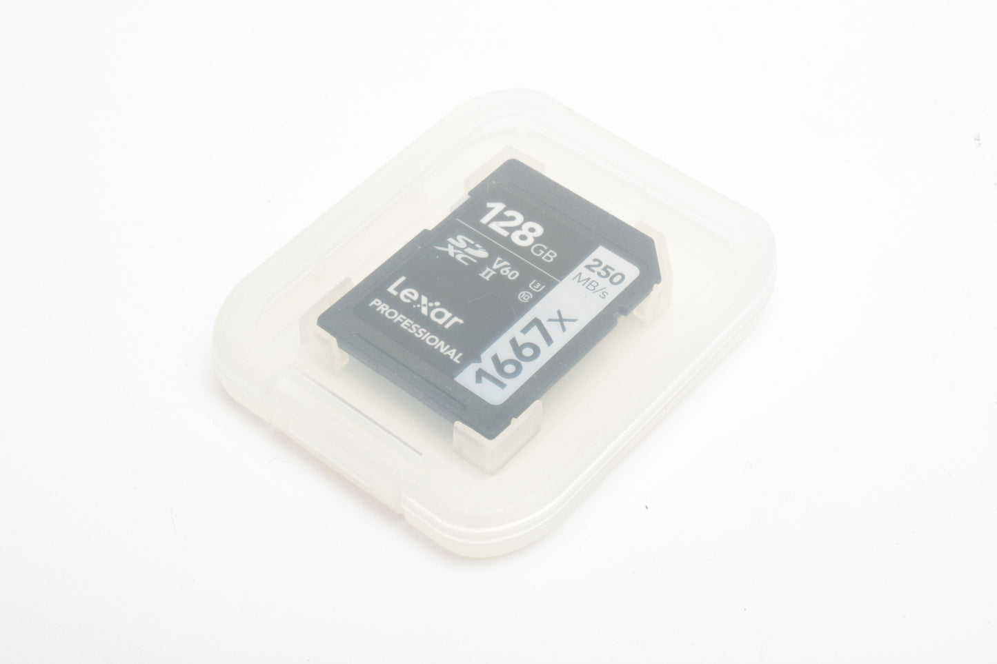Lexar 128GB Professional 1667x SDXC Memory Card w/ Jewel Case, Formatted