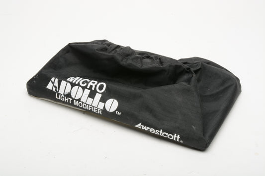 Westcott Micro Apollo Light Modifier Diffuser Softbox ~ 5" x 8", Good