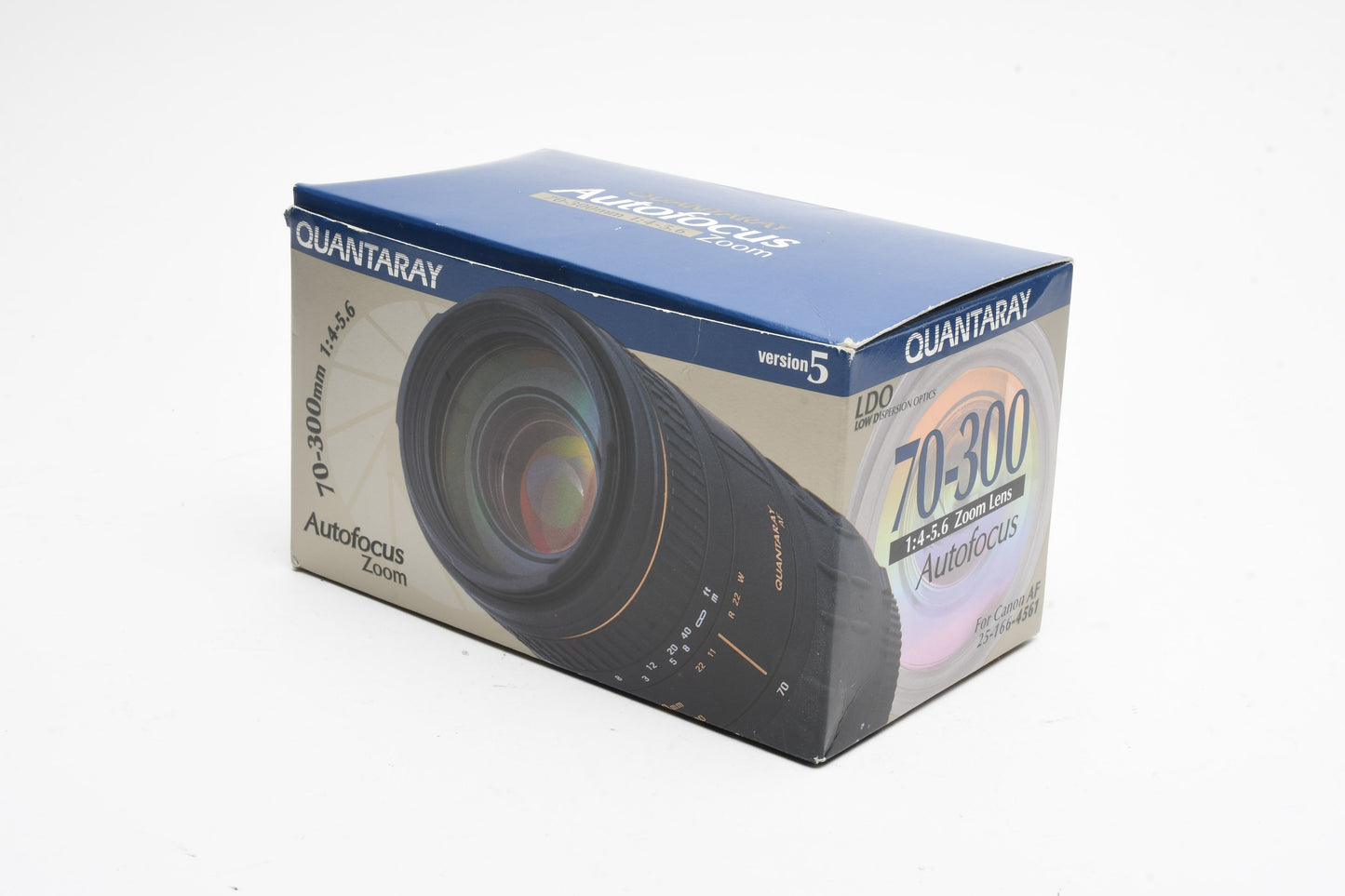 Sigma Quantaray AF 70-300mm f4-5.6 LDO Macro Tele Zoom Canon EF, Box