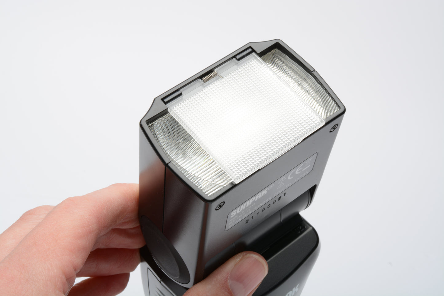 Sunpak PZ42X flash for Sony A-Mount cameras, tested, clean