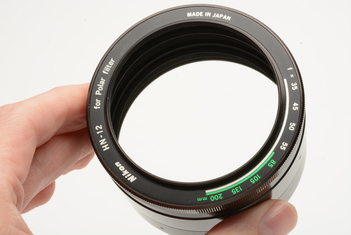 Nikon HN-12 Hood for Polar Filter, nice & clean
