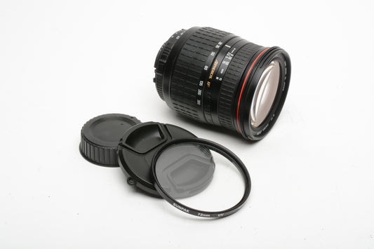 Sigma AF 28-300mm f3.5-6.3 Asph. IF Nikon Mount zoom lens, UV + Caps, Clean