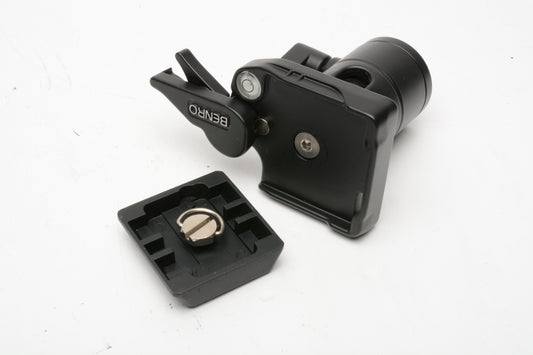 Benro Single Action Quick Release Ballhead BH0 w/QR plate, Nice