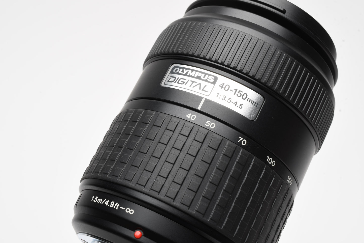 Olympus Digital 40-150mm f3.5-4.5 Zoom Lens for 4/3 Mount, Hood, Mint-