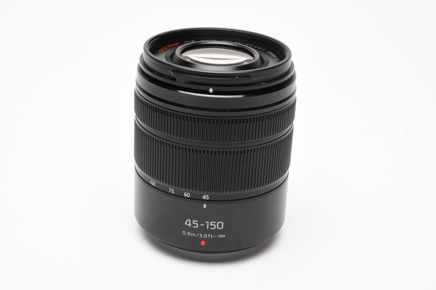 Panasonic Lumix G Mega O.I.S. 45-150mm f4-5.6 H-FS45150, Hood, Nice