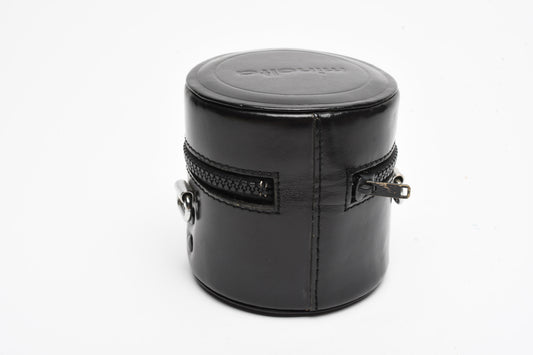 Minolta Leatherette Lens case for Minolta MD 35, 50 and 55mm lenses