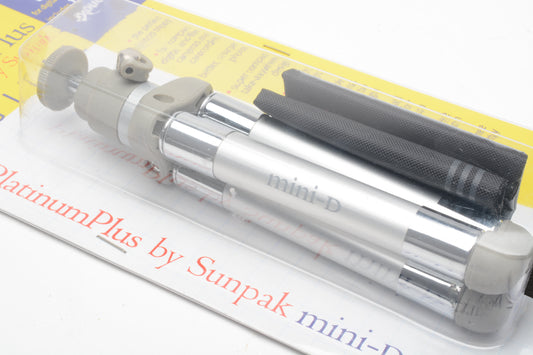 Sunpak Platinum Plus compact Mini-D tripod #620120BB, New