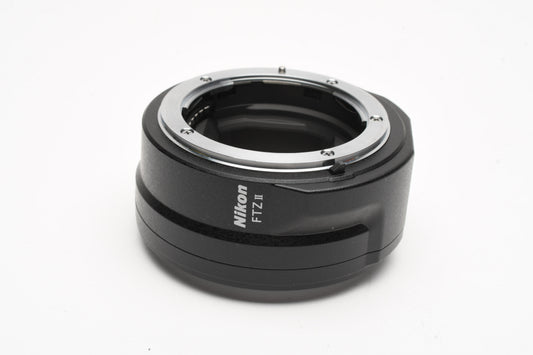 Nikon FTZ II Mount Adapter, caps, Mint, Boxed, USA