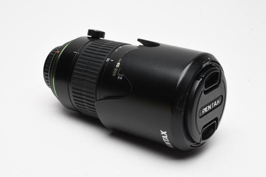 Pentax DA* 60-250mm ED IF SDM telephoto zoom, Hood, Pouch, No collar, sharp!