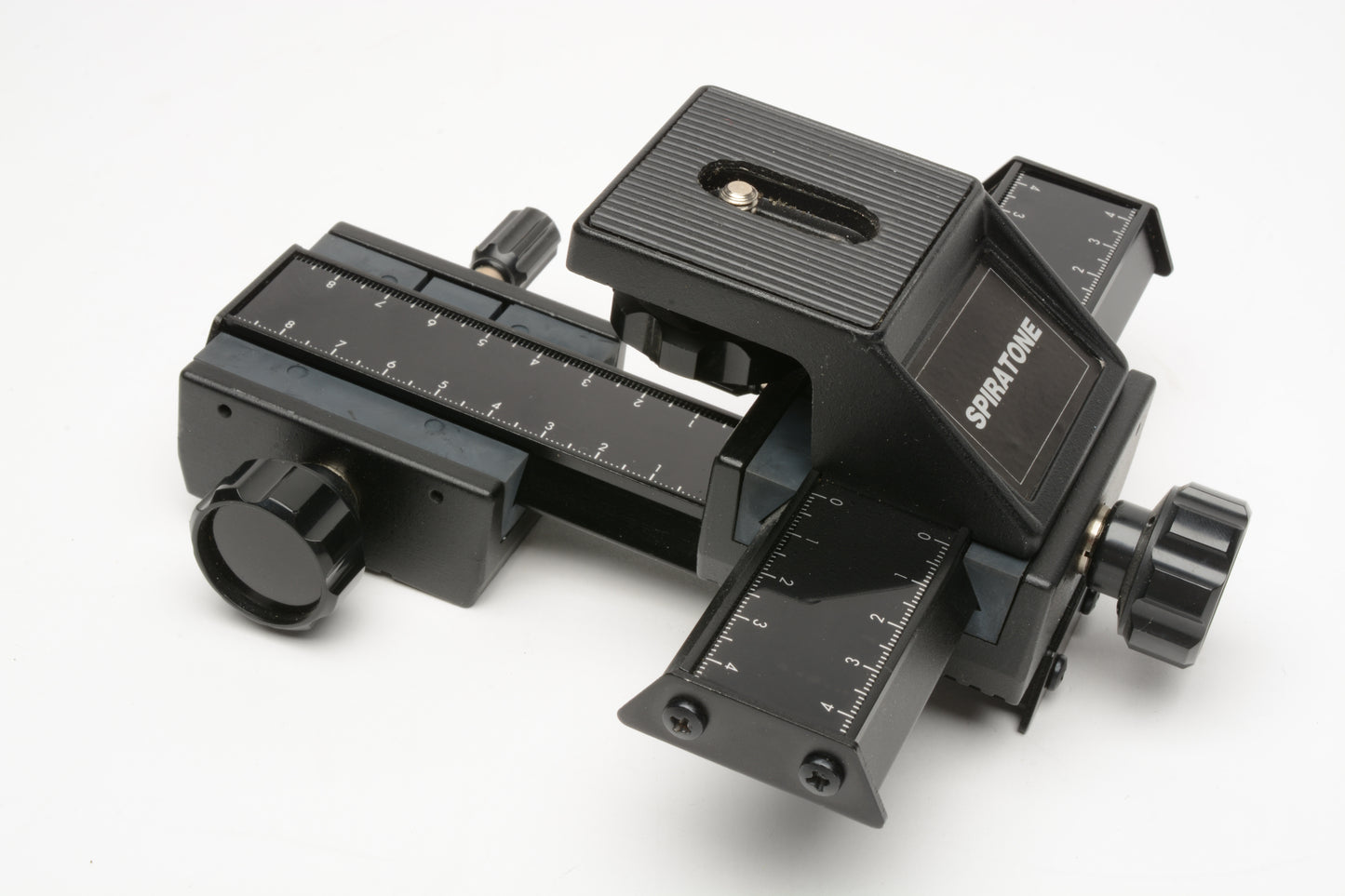 Spiratone Macro Focusing Camera Mount Rail 4 Way Slider, Very clean