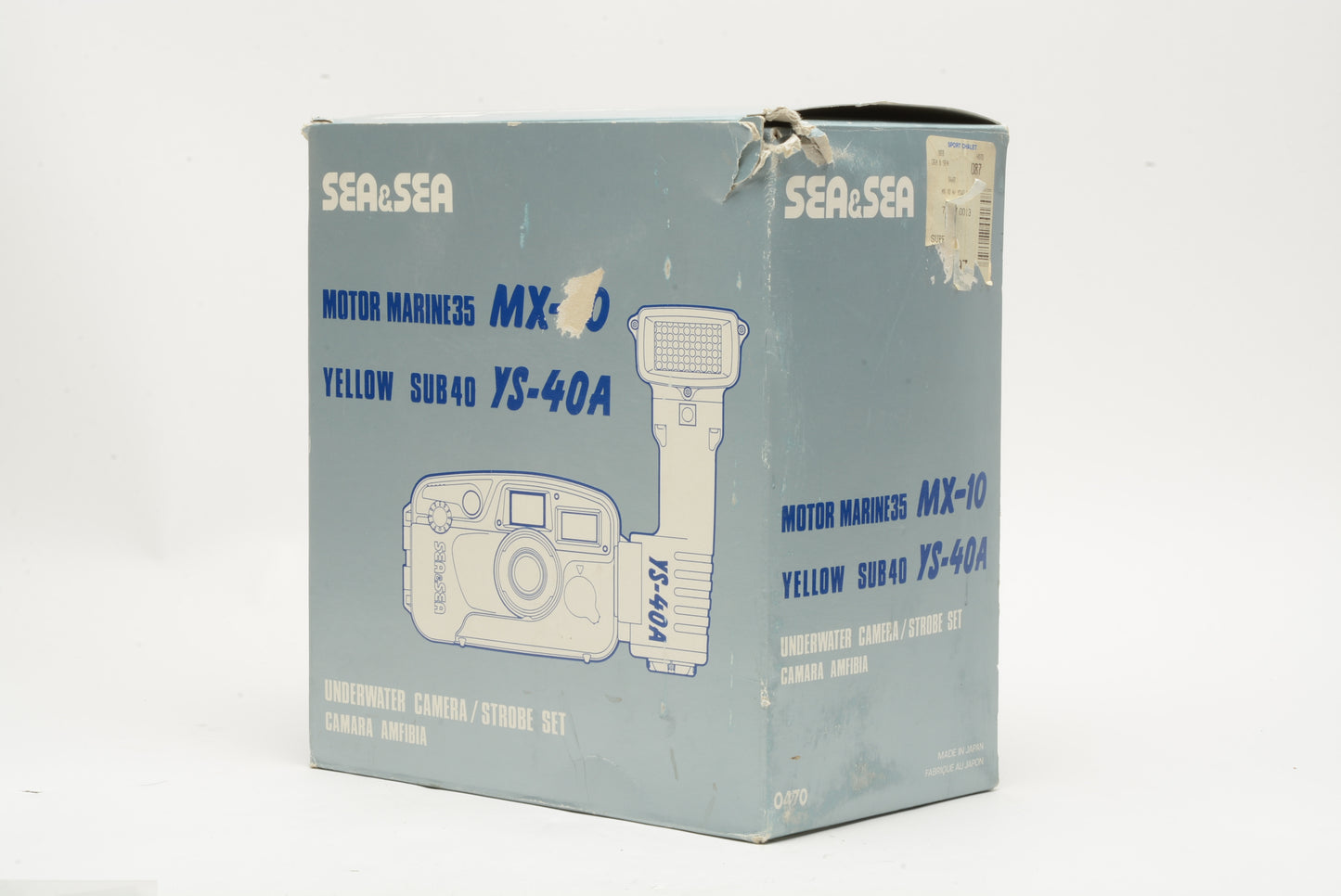 Sea & Sea Motor Marine 35 MX-10 w/YS-40A handle mount flash, clean, tested, manual++
