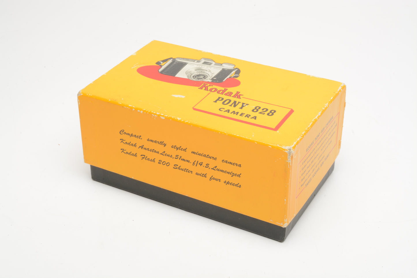 Kodak Pony 828 camera, boxed, manual+strap, works