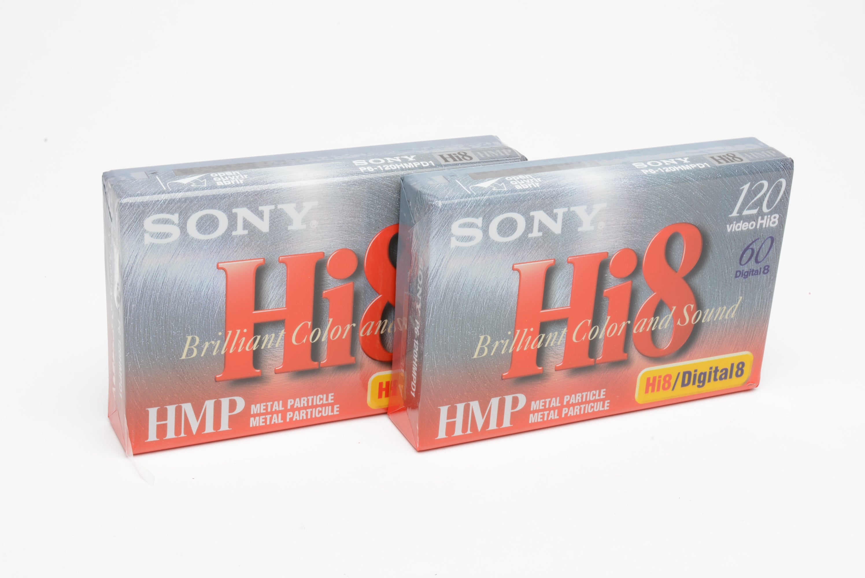 2X Sony Hi-8 HMP120 video cassettes tape – RecycledPhoto