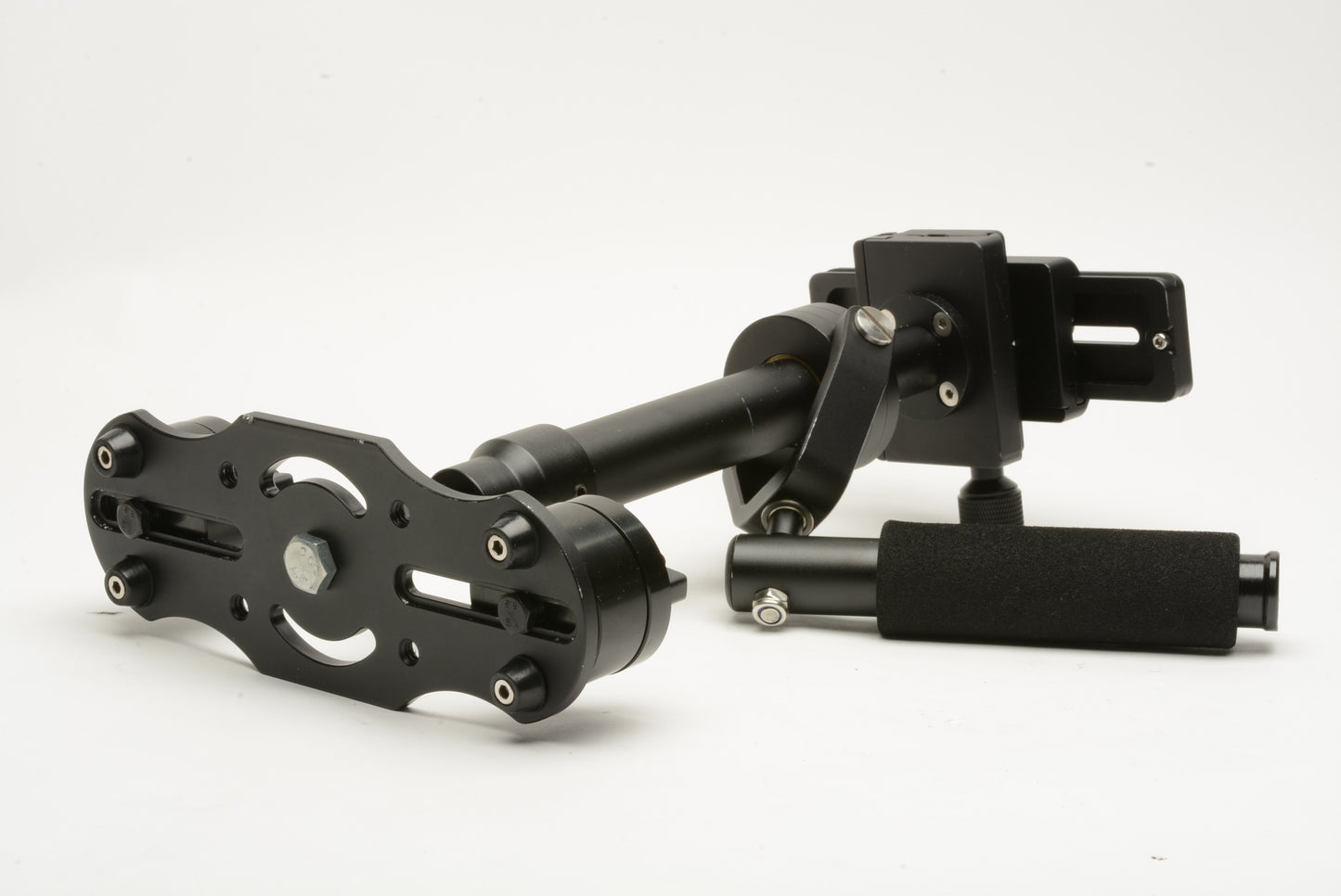 Koolertron 16" Mini Handheld Stabilizer for DSLRs, weights, QR plate, works great