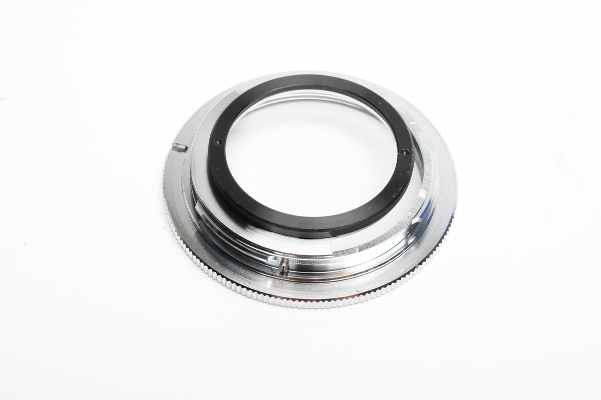 M42 lens to Nikon F Mount Adapter Ring w/Infinity focus glass, Very clean