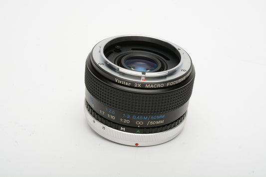 Vivitar 2X 7-Element macro extender for Canon FD in case, Great!