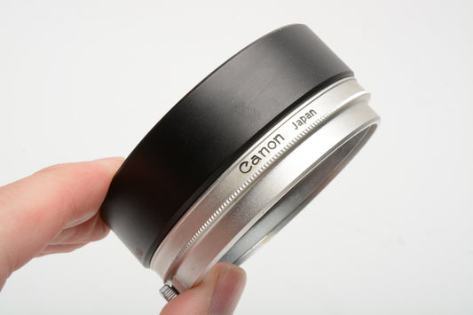 Canon S-60 metal lens hood For FL 58mm 55mm F1.2 50mm F1.4 Mint-