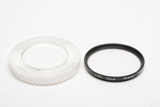 Nikon L1Bc 52mm Skylight filter in jewel case, Clean