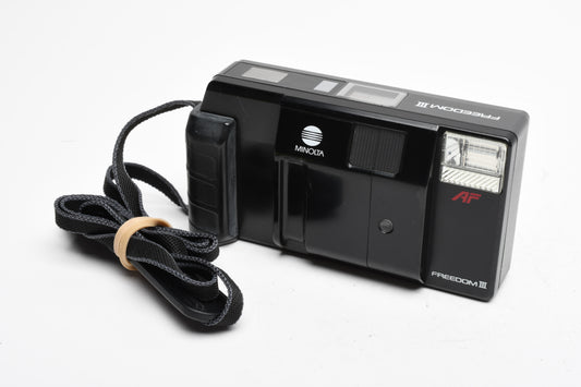Minolta Freedom III 35mm Point&Shoot camera w/35mm f2.8 lens, Great!