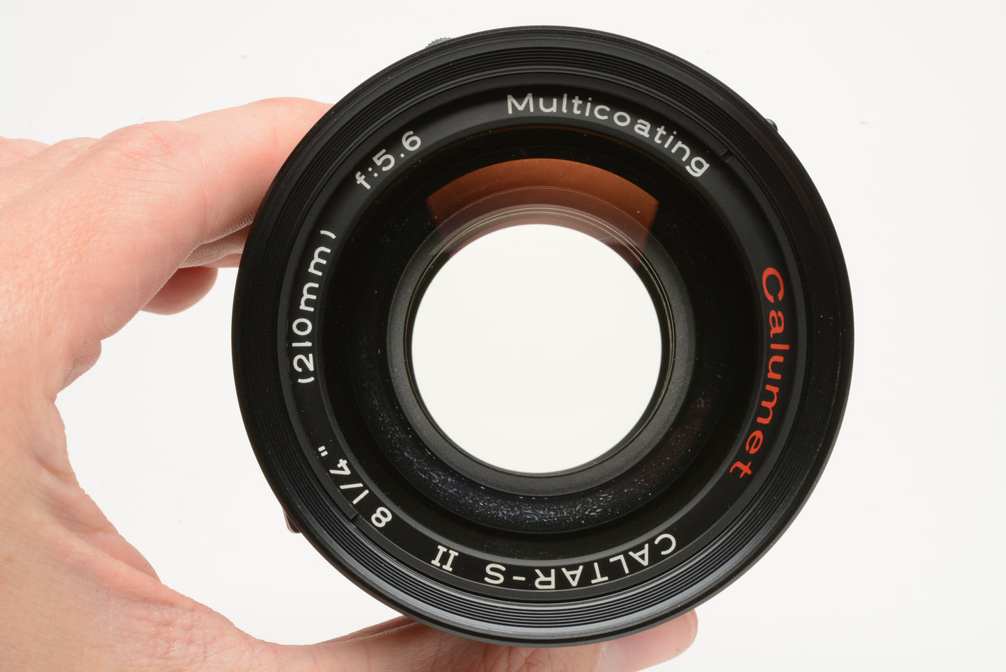 Calumet Caltar-S II 210mm (8 1/4") f/5.6 Large Format Lens w/Caps, Case
