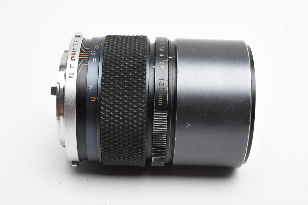 Olympus OM 135mm f2.8 lens, Bargain Condition, Good