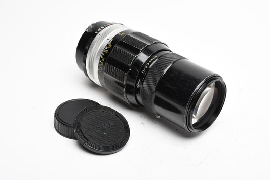 Nikon Nikkor Q 200mm f4 Non Ai Telephoto lens, Tested
