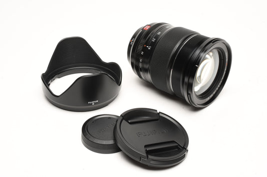 Fujifilm XF 16-55mm f2.8 R LM WR XF Nano GI zoom lens, hood, Mint