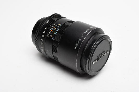 SMC Takumar 120mm f2.8 M42 Mount lens, Case, Hood, Nice! *Read