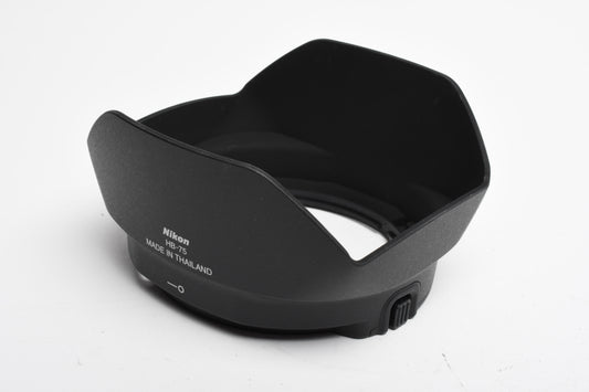 Nikon HB-75 Lens Hood for 16-80mm f/2.8-4 lens, Genuine, Mint-