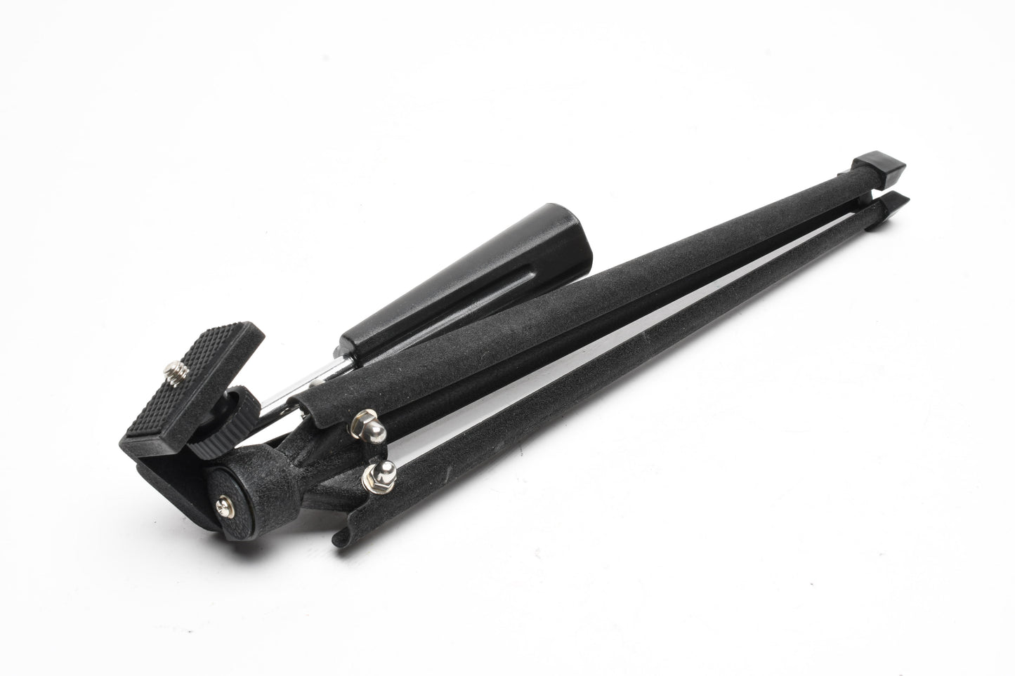 Table tripod for spotting scopes, very clean w/Pan head, ~12" tall