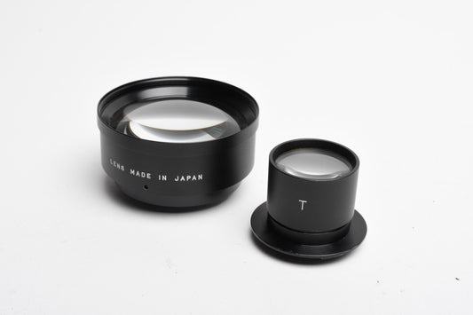Venus Bayonet 1 Auxillary Telephoto Lens for 6×6 TLRs + case