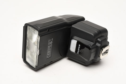 Fujifilm EF-60 Shoe Mount Flash, in case + stand + diffuser, Mint-