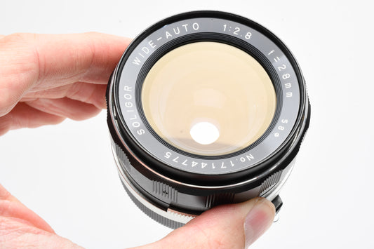 Soligor 28mm f2.8 M42 Mount prime lens, Great! w/Cap, 1A, Nice