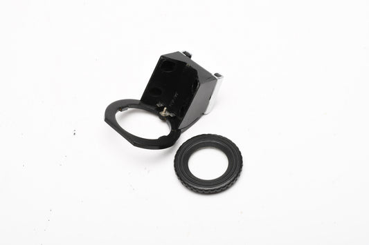 Konica Autoreflex Flash shoe adapter (Black) w/Glass eyepiece adapter