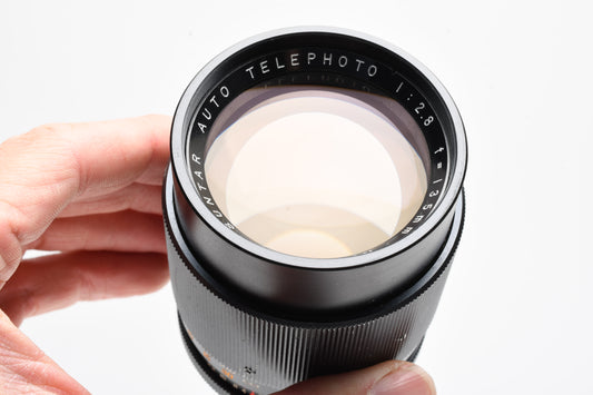 Suntar 135mm f2.8 Prime Portrait lens, M42 Mount, Caps+Sky, Good!