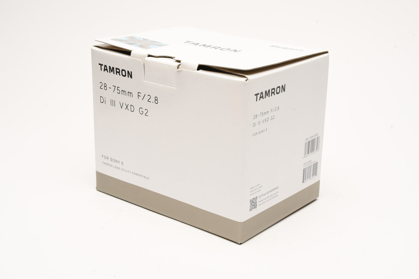 Tamron 28-75mm f2.8 Di III RXD for Sony E-Mount, Hood+Caps, Nice! USA