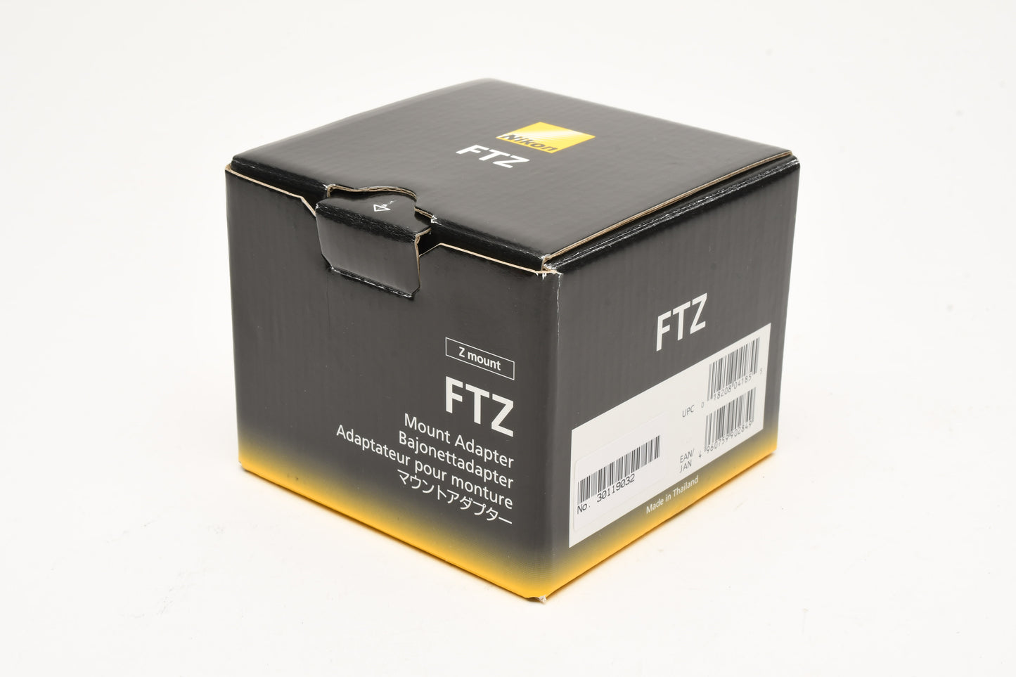 Nikon FTZ Mount Adapter, Mint, Barely used w/Caps, Boxed