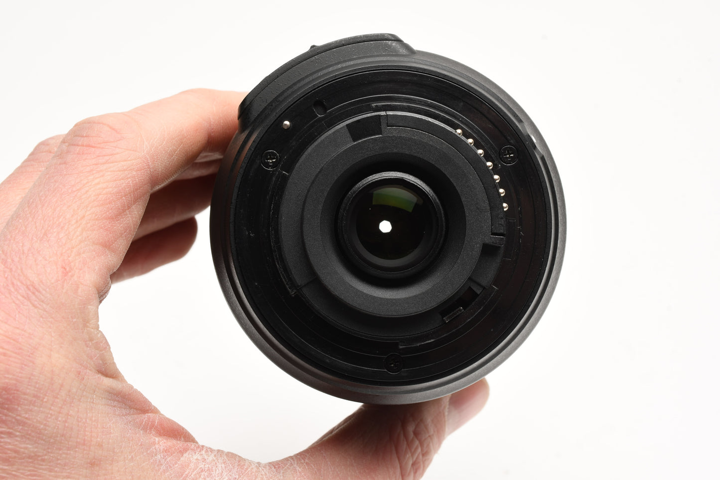 Nikon AFS Nikkor 55-200mm F4-5.6G ED DX VR zoom lens, caps, Great