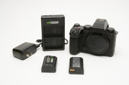 Panasonic Lumix DC-S5M2X Mirrorless Body w/2Batts, 43K Acts, Still Great!