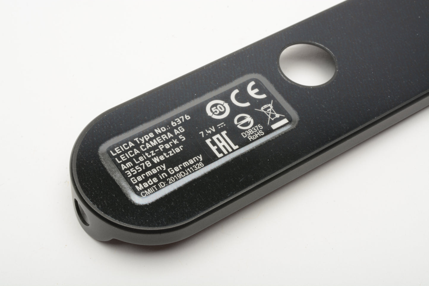 Leica Base Plate for M10-R, Black Chrome, New #6376