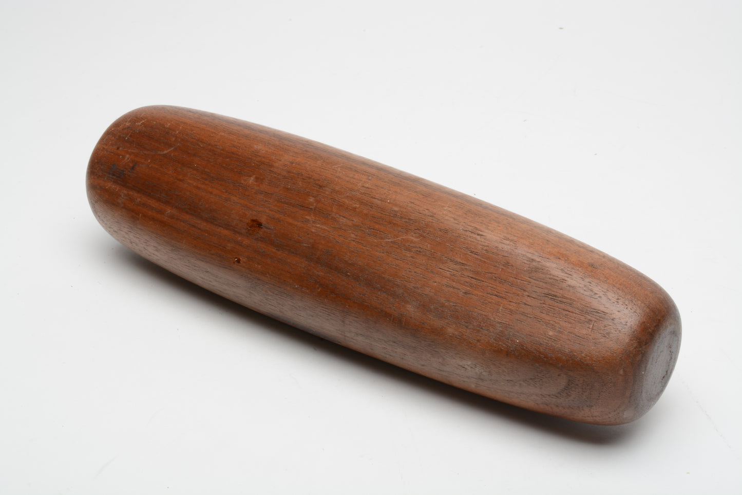 Vintage wood flash bracket w/3/8" screw mount ~8.5" long x 2.5" wide