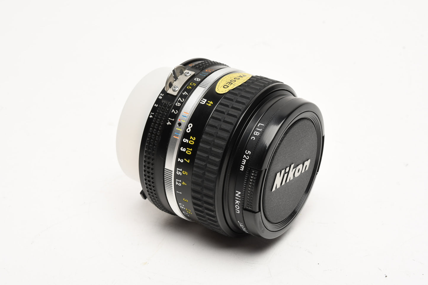 Nikon Nikkor 50mm f1.4 AI-S Prime lens, caps, L1Bc, sharp! Nice prime lens