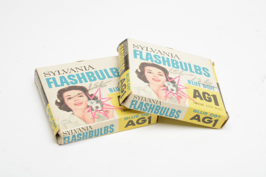 24X Sylvania AG1 Clear flashbulbs